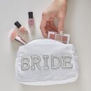 Kosmetiktasche Bride mit Perlen