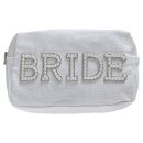Kosmetiktasche Bride mit Perlen
