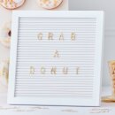 Letter Board wei&szlig; GOLD GLAM WEDDING