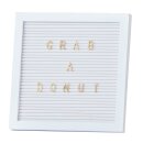 Letter Board wei&szlig; GOLD GLAM WEDDING