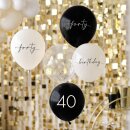 Luftballon-Set 40. Geburtstag 5 St&uuml;ck