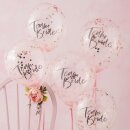 Luftballons Team Bride ros&eacute;gold 5 Stk.