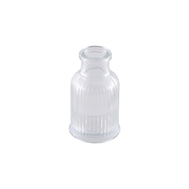 Mini Glasvase transparent 7,4cm &Oslash; 4,3cm