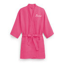 Morgenmantel Waffle pink