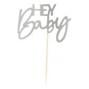 Muffinpicker Hey Baby pastell salbei 12 Stk.
