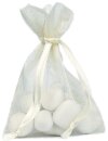 Organzas&auml;ckchen creme 10 Stk.