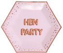 Pappteller HEN PARTY