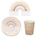 Party in a Box Regenbogen pastell 32-tlg.