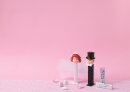 PEZ Spender Br&auml;utigam + 3 Pack Bonbons