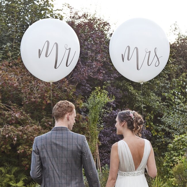 Riesenluftballons MR &amp; MRS