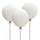 Riesenluftballons wei&szlig; 3 Stk.