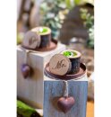 Ringboxen &quot;MR &amp; MRS&quot; aus Holz, H 5,5...