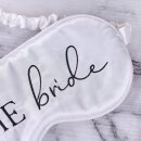 Schlafmaske The Bride wei&szlig;
