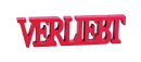 Schriftzug VERLIEBT