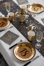 Servietten 18. Geburtstag schwarz-gold 10 Stk.