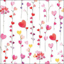Servietten Hearts All Over 20 Stk.