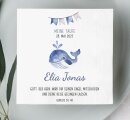 Servietten Taufe personalisiert WAL 60 Stk.