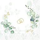 Servietten Wedding Botanical Eukalyptus 20 Stk.