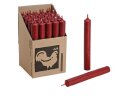 Stabkerzen bordeaux 10 St&uuml;ck