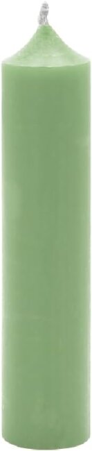 Stabkerzen kurz 10cm &Oslash; 2,2 cm salbei
