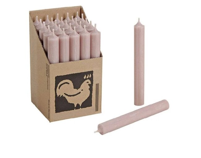 Stabkerzen taupe 10 St&uuml;ck