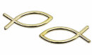 Streudeko Fische gold 10 Stk. 40 mm