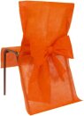 Stuhlhussen Vlies Orange