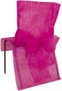 Stuhlhussen Vlies Pink