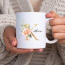 Tasse Braut Boho Flower personalisiert