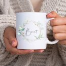 Tasse Braut Eukalyptus personalisiert