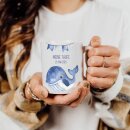 Tasse Meine Taufe Wal personalisiert