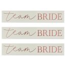 Tattoos TEAM BRIDE in Ros&eacute;gold