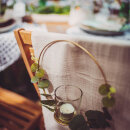 Teelichthalter Botanical Hoop gold