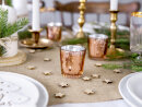 Teelichthalter rosegold 4 Stk.