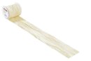 Tischband Fripe Stoff creme 10cm x 15m