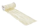 Tischband Fripe Stoff creme 20cm x 10m