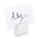 Tischkartenhalter Acryl mit Karten 4 Stk.