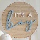 Tortenstecker its a boy Holz