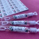 Wedding Bubbles Set Wir platzen vor Gl&uuml;ck 48 Stk.
