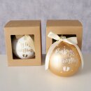 Weihnachtskugel Babys Christmas &Oslash;10cm