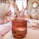 Windlicht aus Glas braun 2er Set