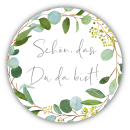Aufkleber &quot;Sch&ouml;n, dass Du da bist&quot;...