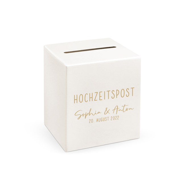 Briefbox Hochzeitspost personalisiert