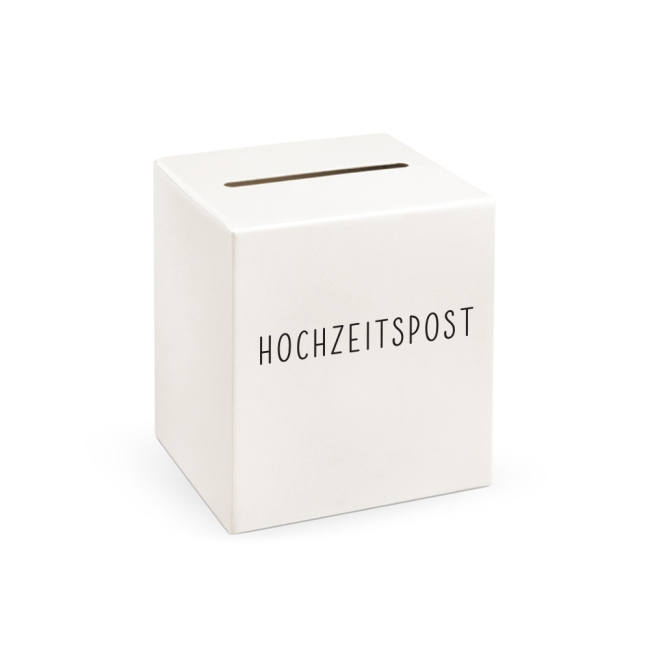 Briefbox Hochzeitspost personalisiert