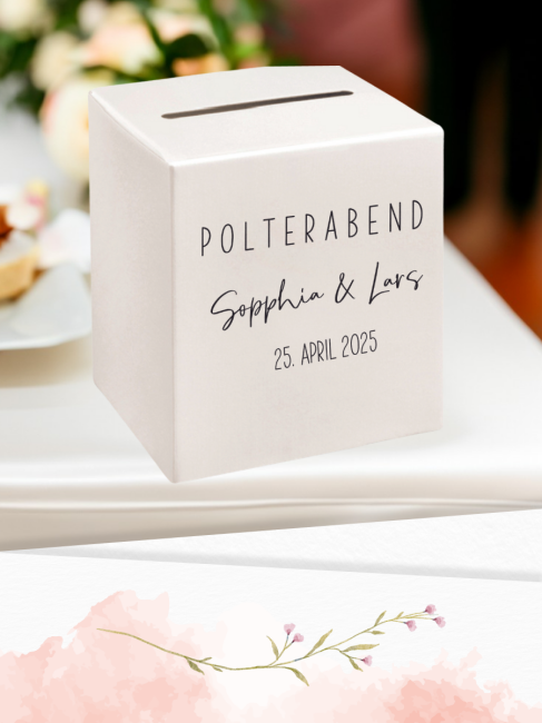 Briefbox Polterabend personalisiert