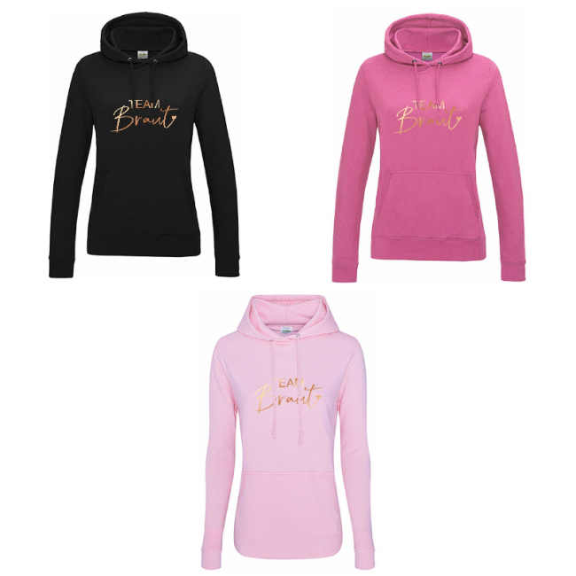 JGA Hoodie TEAM BRAUT rosegold