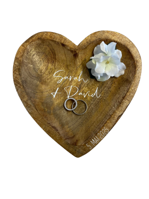 Ringschale Herz personalisiert