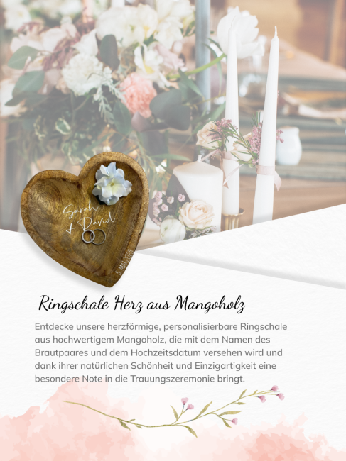 Ringschale Herz personalisiert